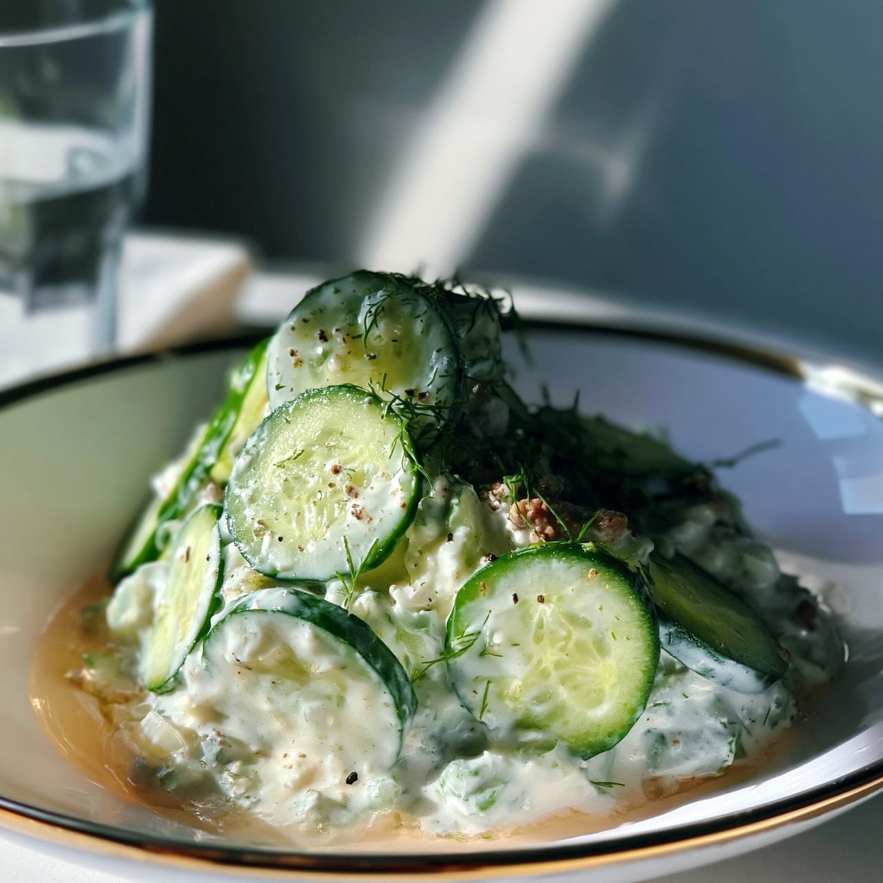 (Viral) High Protein Low Calorie Cucumber Salad – snack – 4g protein